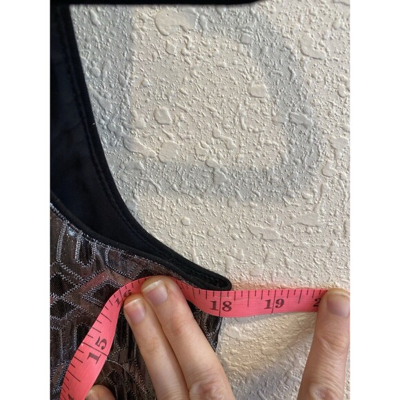 Tory Burch Ryanne Metallic Silver Dress NEW Size 6 - Picture 6 of 10